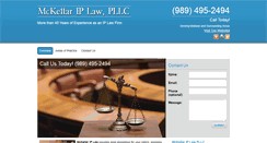 Desktop Screenshot of iplawyer-mi.com